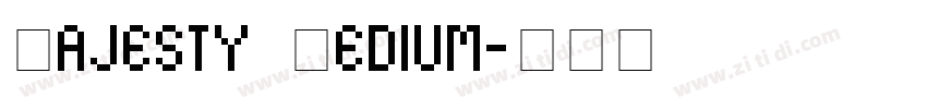 Majesty Medium字体转换